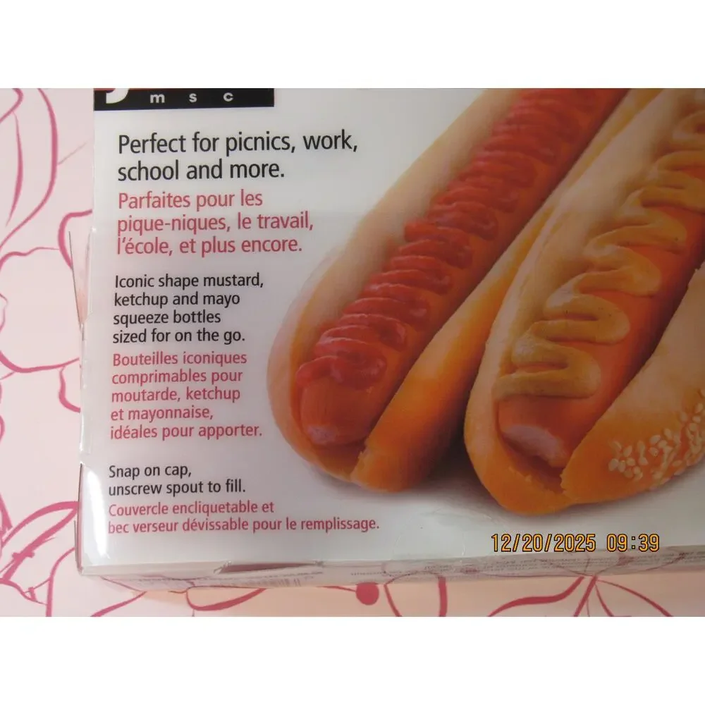 3-Pack Mini Condiment Containers